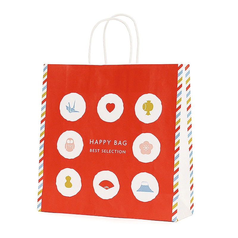 パックタケヤマ 自動手提袋 HX　ハッピーバッグ寿 XZT66511 50枚/袋（ご注文単位4袋）【直送品】