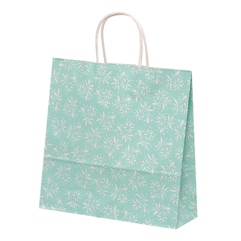 パックタケヤマ 自動手提袋 HX　ロマン　ブルー XZT01095 50枚/袋（ご注文単位4袋）【直送品】