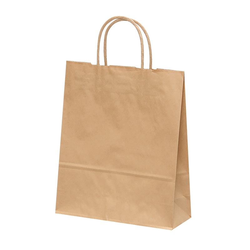 パックタケヤマ 自動手提袋 HBT　未晒　無地 XZT00900 50枚/袋（ご注文単位4袋）【直送品】