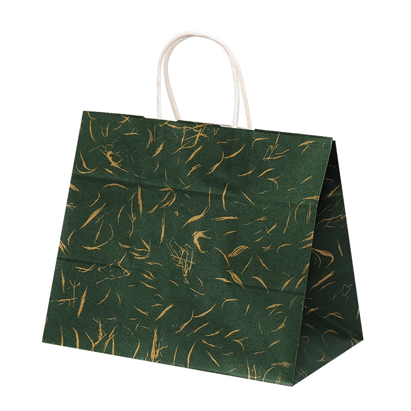 パックタケヤマ 自動手提袋 HV68 風雅グリーン XZT00918 50枚/袋(ご注文単位4袋)【直送品】