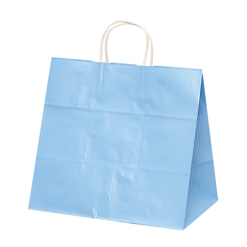 パックタケヤマ 自動手提袋 HV75　クリスタル　ブルー XZT00940 50枚/袋（ご注文単位4袋）【直送品】