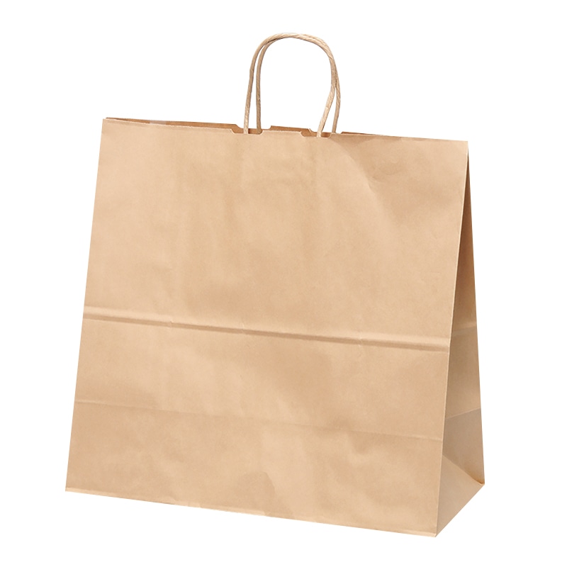 パックタケヤマ 自動手提袋 HV150　未晒　無地 XZT00874 50枚/袋（ご注文単位3袋）【直送品】