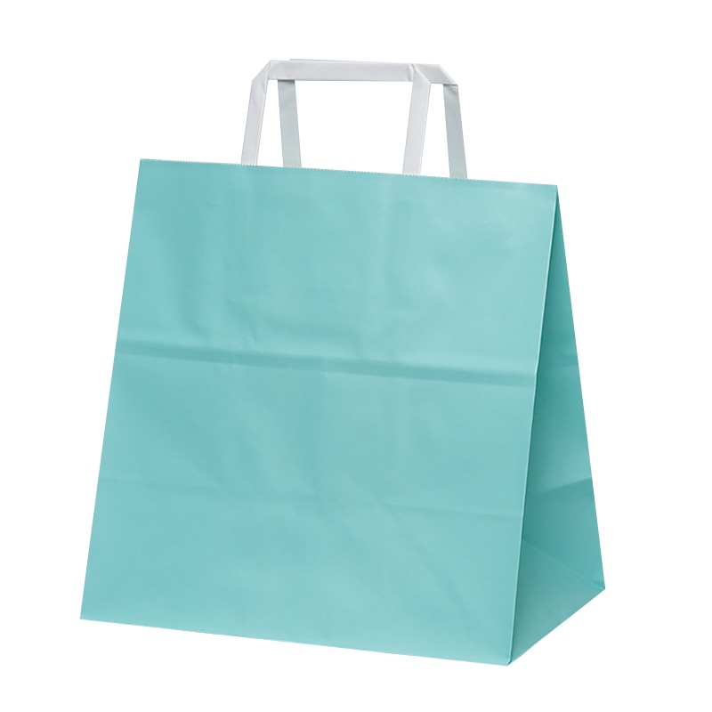 パックタケヤマ 自動手提袋　平ヒモ H平24　スカイ XZTT1004 50枚/袋（ご注文単位4袋）【直送品】