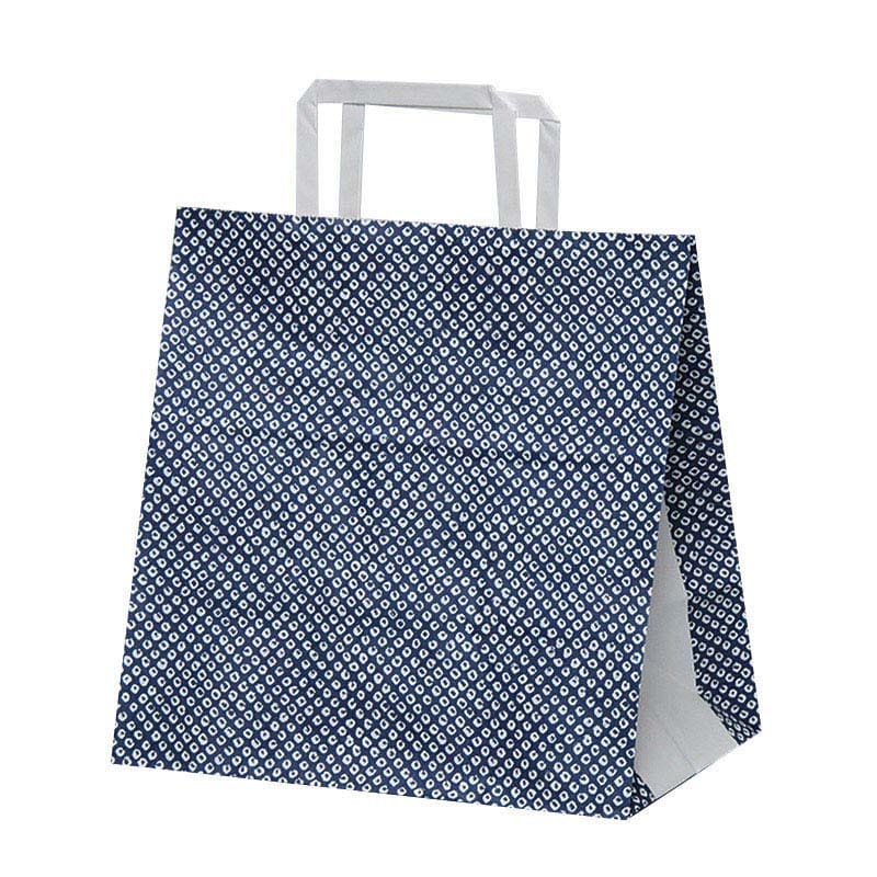 パックタケヤマ 自動手提袋　平ヒモ H平26　シボリ XZT01010 50枚/袋（ご注文単位4袋）【直送品】