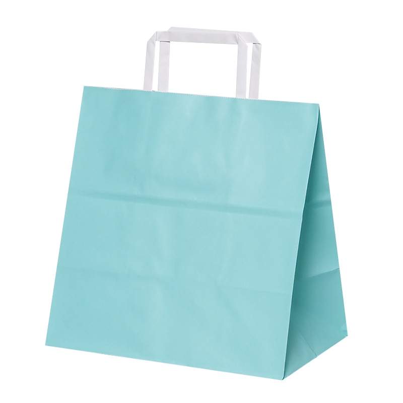 パックタケヤマ 自動手提袋　平ヒモ H平26　スカイ XZTT1015 50枚/袋（ご注文単位4袋）【直送品】