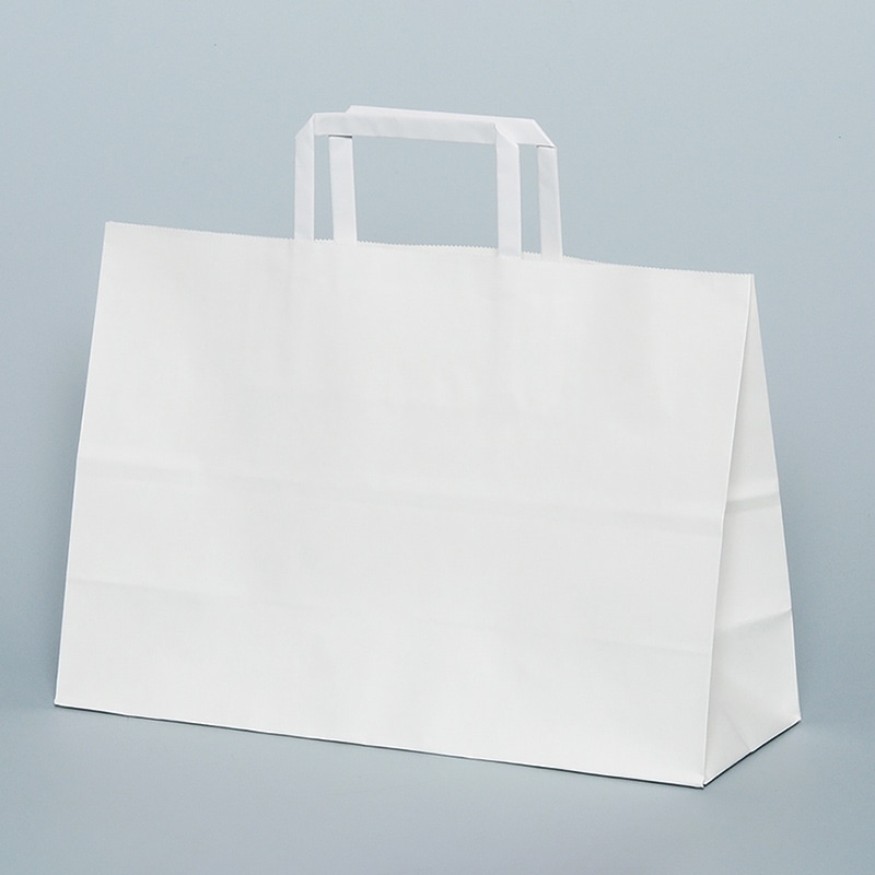 パックタケヤマ 自動手提袋　平ヒモ H平XS　晒　無地 XZT69825 50枚/袋（ご注文単位4袋）【直送品】