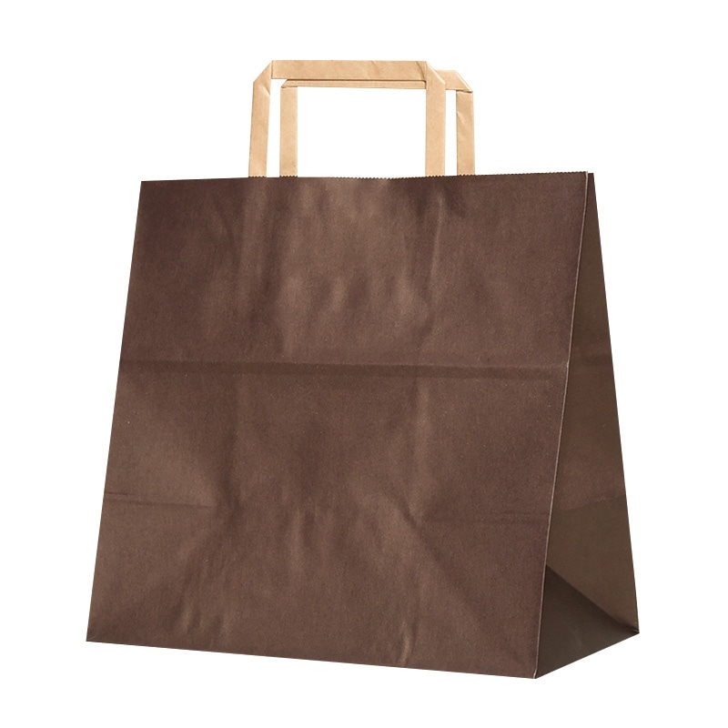 パックタケヤマ 自動手提袋　平ヒモ H平26　ショコラ XZT69939 50枚/袋（ご注文単位4袋）【直送品】