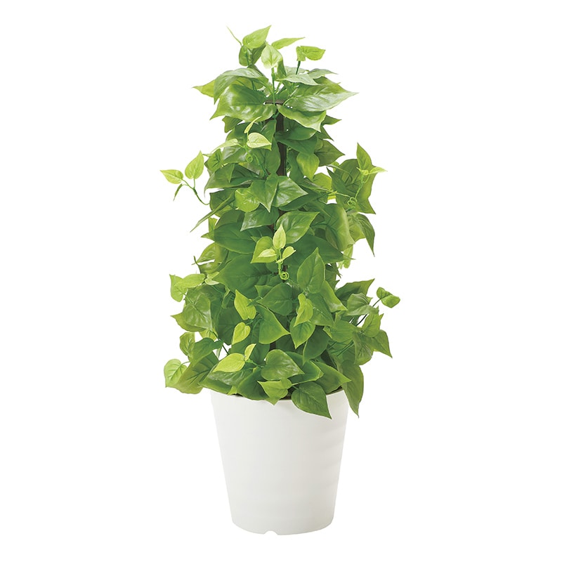 アートクリエーション 光の楽園 フェイクグリーン ポールライムポトス 381B120 1個(ご注文単位1個)【直送品】