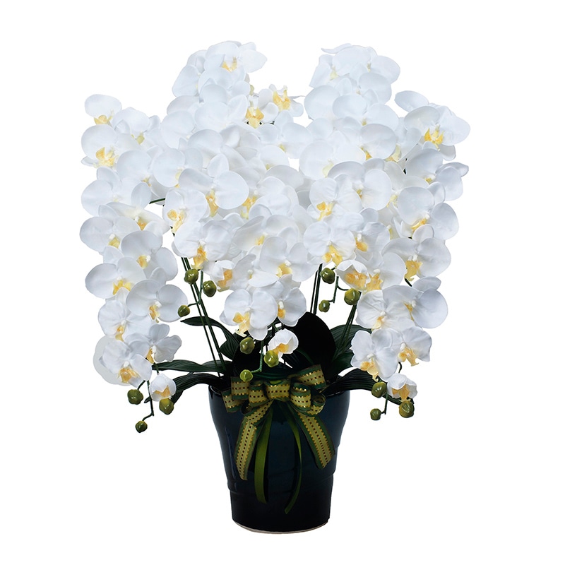 アートクリエーション 光の楽園 アートフラワー ロイヤル胡蝶蘭 5本立ち W 532A300 1個(ご注文単位1個)【直送品】
