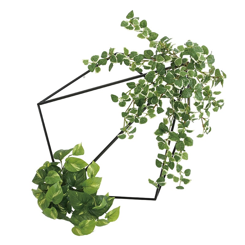 アートクリエーション 光の楽園 フェイクグリーン 壁面緑化 プミラ&ポトス 2000A180 1個（ご注文単位1個）【直送品】