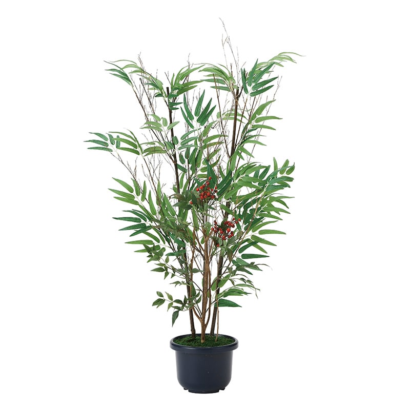 アートクリエーション 光の楽園 フェイクグリーン 黒竹&南天 1.0m 2011A150 1個(ご注文単位1個)【直送品】