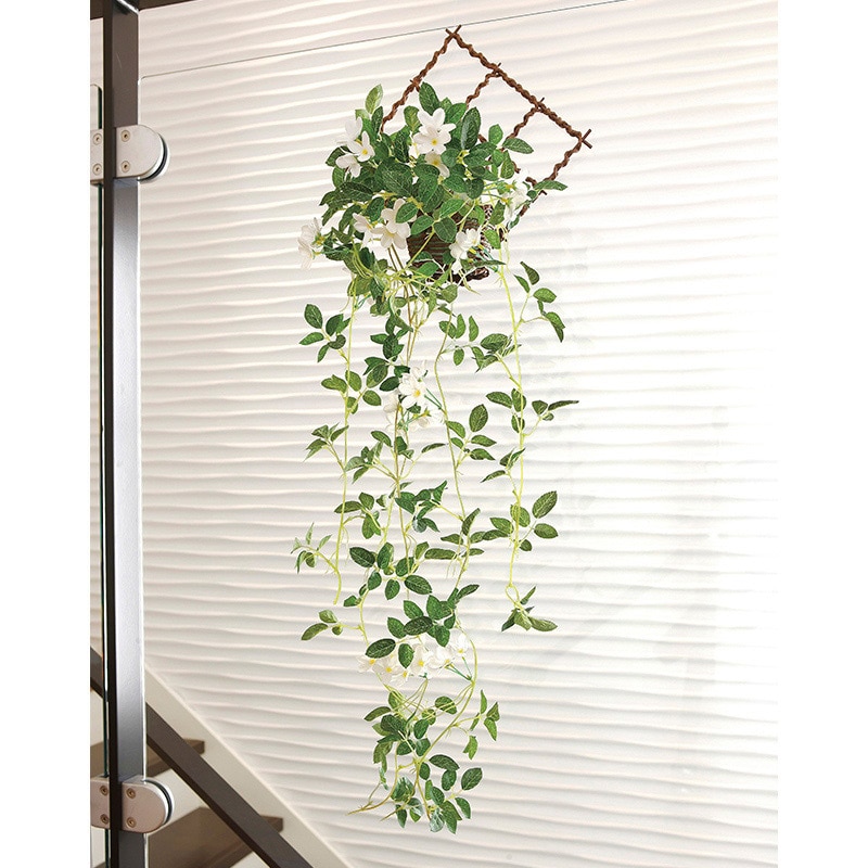 アートクリエーション 光の楽園 フェイクグリーン 壁掛けブロッサム 2233A80 1個(ご注文単位1個)【直送品】