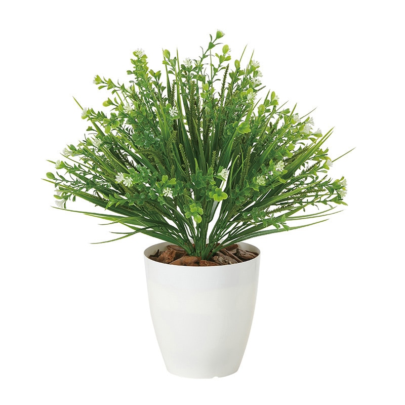 アートクリエーション 光の楽園 フェイクグリーン ミックスグラス ポリ製 2269A55 1個（ご注文単位1個）【直送品】