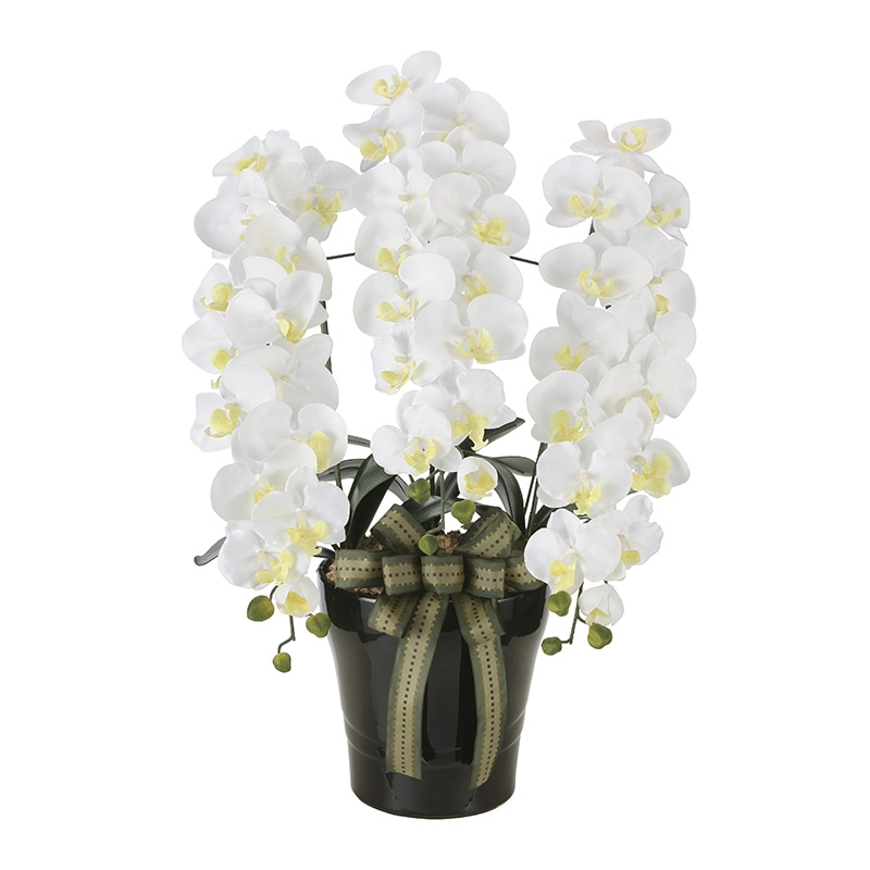 アートクリエーション 光の楽園 アートフラワー ロイヤル胡蝶蘭 W 2291A200 1個（ご注文単位1個）【直送品】
