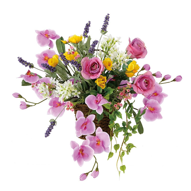 アートクリエーション 光の楽園 アートフラワー 壁掛けスイートラベンダー 752H100 1個（ご注文単位1個）【直送品】