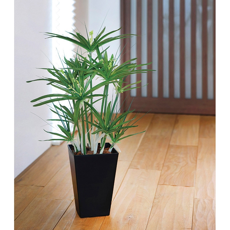 アートクリエーション 光の楽園 フェイクグリーン パピルス 60cm 2296A120 1個(ご注文単位1個)【直送品】