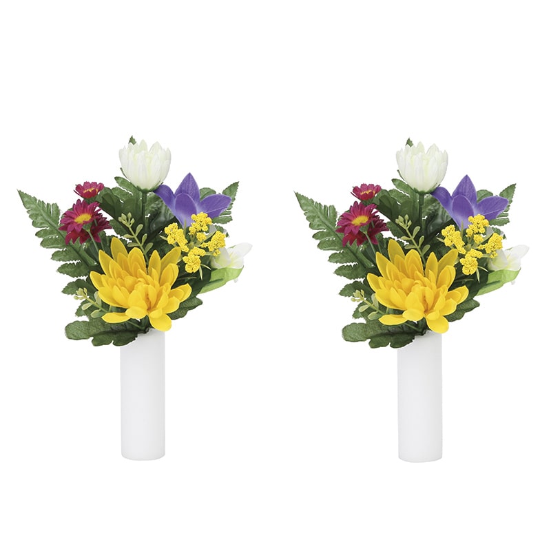 アートクリエーション 光の楽園 アートフラワー 上仏花 小 2個セット 856K21 1個(ご注文単位1個)【直送品】