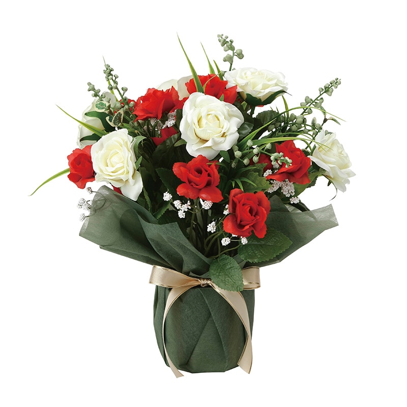 アートクリエーション 光の楽園 アートフラワー ツインレッド 2074K40 1個(ご注文単位1個)【直送品】