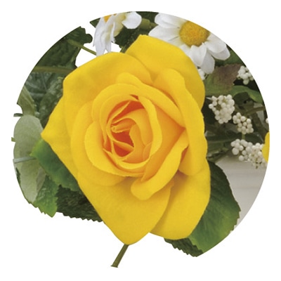 アートクリエーション 光の楽園 アートフラワー マーメイドローズ 340K40 1個(ご注文単位1個)【直送品】