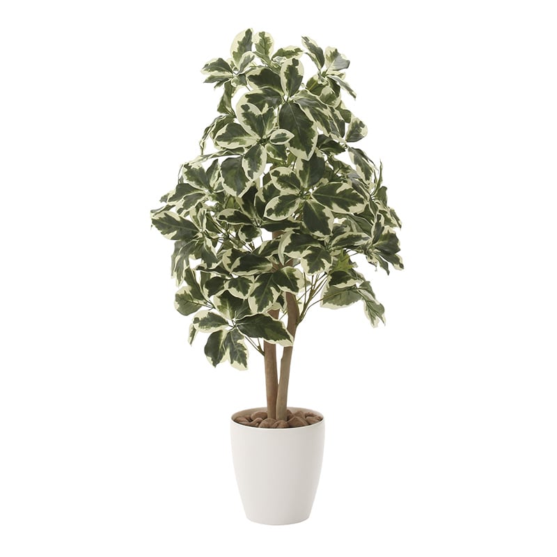 アートクリエーション 光の楽園 フェイクグリーン 斑入りシェフレラ 90cm 733K160 1個（ご注文単位1個）【直送品】