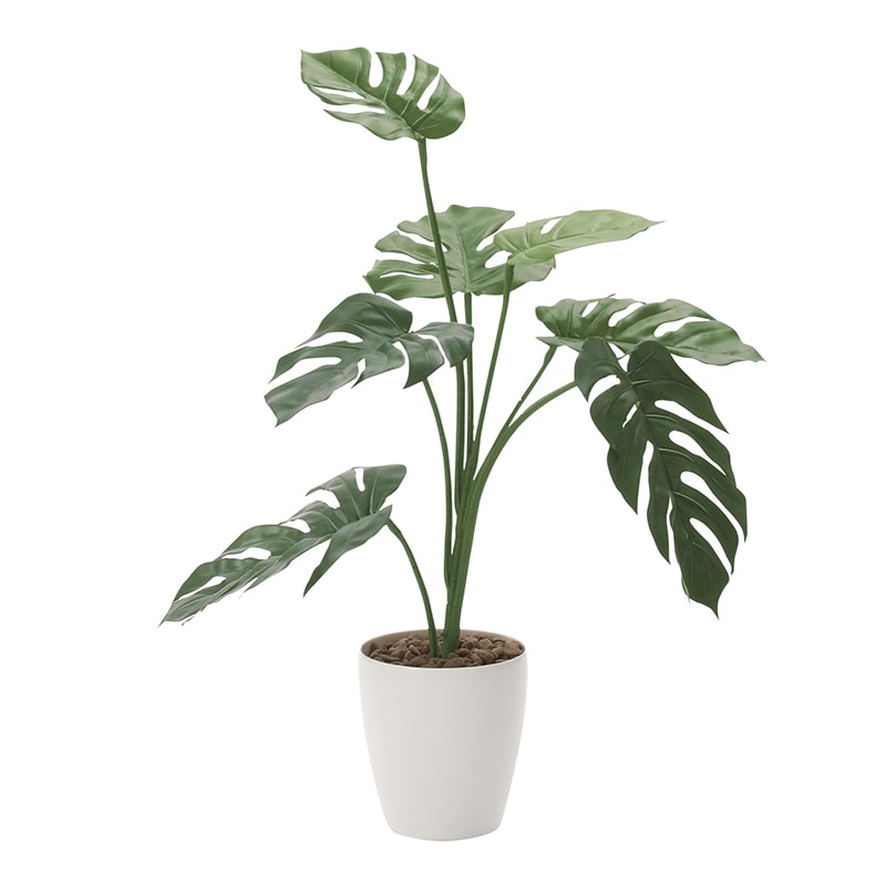 アートクリエーション 光の楽園 フェイクグリーン モンステラ 75cm 225K120 1個（ご注文単位1個）【直送品】