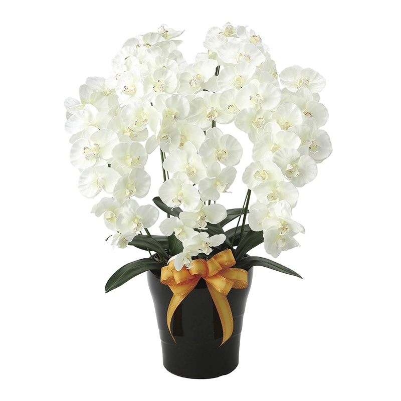 アートクリエーション 光の楽園 アートフラワー プレミアム胡蝶蘭 5本立ち W 651K200 1個（ご注文単位1個）【直送品】