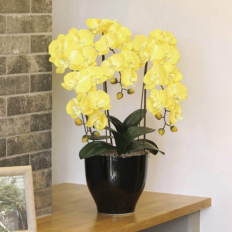 アートクリエーション 光の楽園 アートフラワー 胡蝶蘭セリース Y 917K120 1個(ご注文単位1個)【直送品】