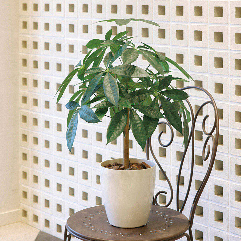 アートクリエーション 光の楽園 フェイクグリーン パキラリーフツリー 72cm 2345A100 1個(ご注文単位1個)【直送品】