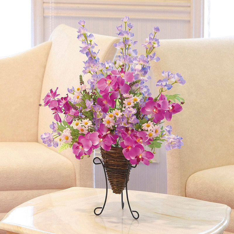 アートクリエーション 光の楽園 アートフラワー コチョウランスタンド 2397A85 1個(ご注文単位1個)【直送品】