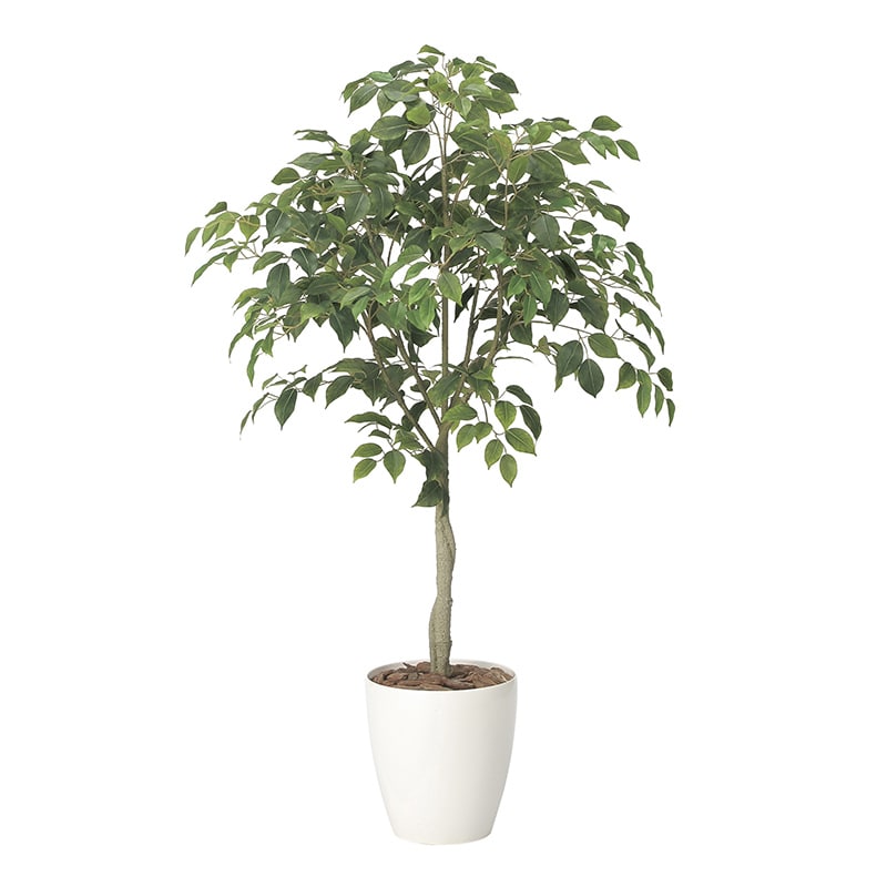 アートクリエーション 光の楽園 フェイクグリーン フィカスツリー 1.35m 2434A210 1個（ご注文単位1個）【直送品】