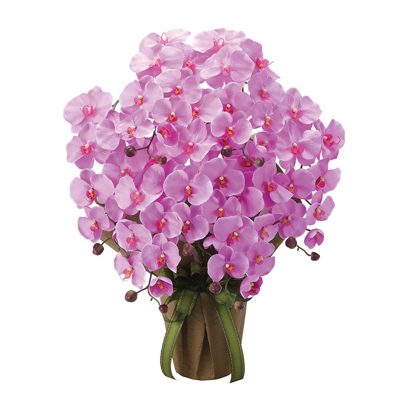 アートクリエーション 光の楽園 アートフラワー エレガント胡蝶蘭 7本立ち LAV 2444A100 1個（ご注文単位1個）【直送品】