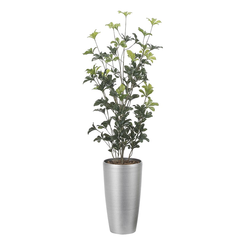 アートクリエーション 光の楽園 フェイクグリーン スリムシェフレラ 1.3m ポリ製 2532A280 1個（ご注文単位1個）【直送品】