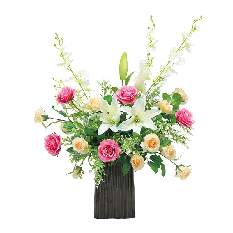 アートクリエーション 光の楽園 アートフラワー サインカサブランカ 2538A250 1個（ご注文単位1個）【直送品】