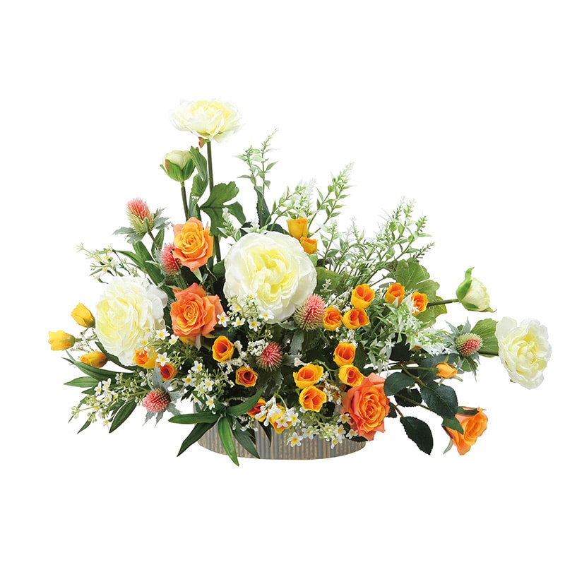 アートクリエーション 光の楽園 アートフラワー ハニーキャラメル 2541A125 1個（ご注文単位1個）【直送品】