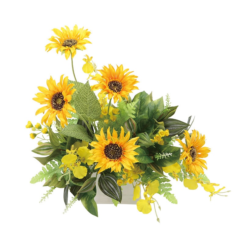 アートクリエーション 光の楽園 アートフラワー ヒマワリ 2543A80 1個（ご注文単位1個）【直送品】