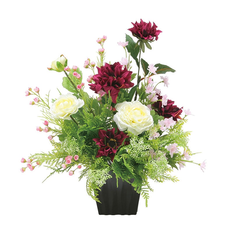 アートクリエーション 光の楽園 アートフラワー ツートンワイン 2544A110 1個（ご注文単位1個）【直送品】