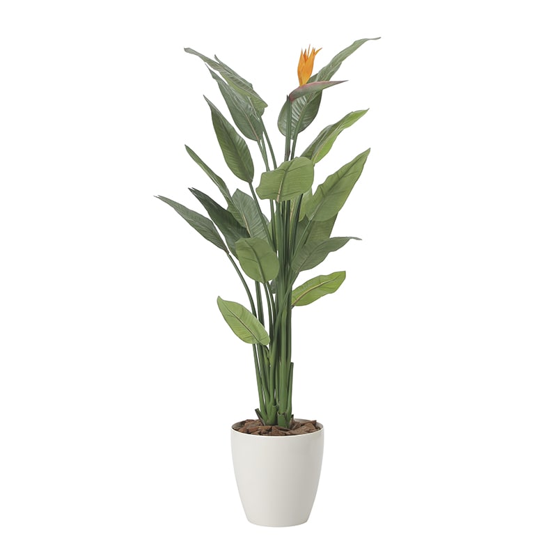 アートクリエーション 光の楽園 フェイクグリーン ストレチア 花付き 1.5m 2565A500 1個（ご注文単位1個）【直送品】