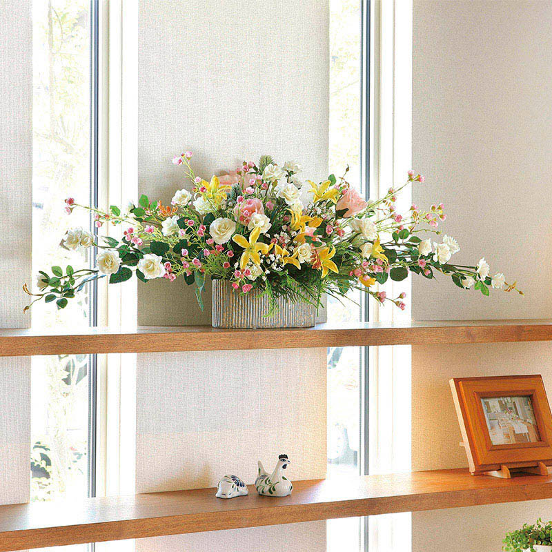 アートクリエーション 光の楽園 アートフラワー ワイドスプレーローズ 2275P160 1個(ご注文単位1個)【直送品】