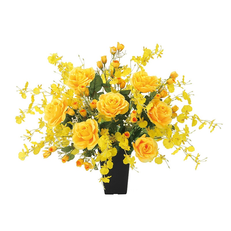 アートクリエーション 光の楽園 アートフラワー ゴールドエース 2377P125 1個（ご注文単位1個）【直送品】