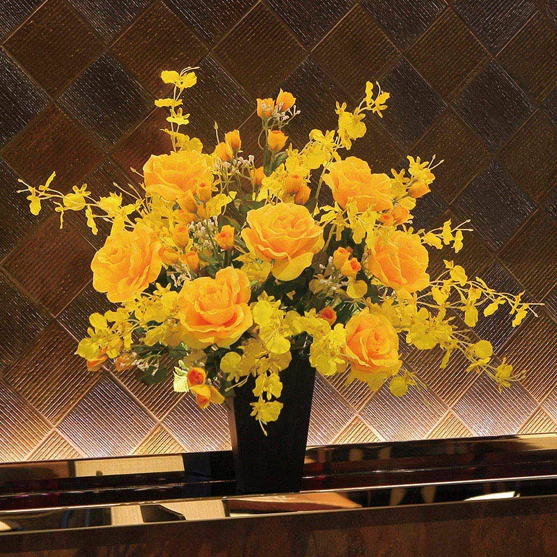 アートクリエーション 光の楽園 アートフラワー ゴールドエース 2377P125 1個(ご注文単位1個)【直送品】