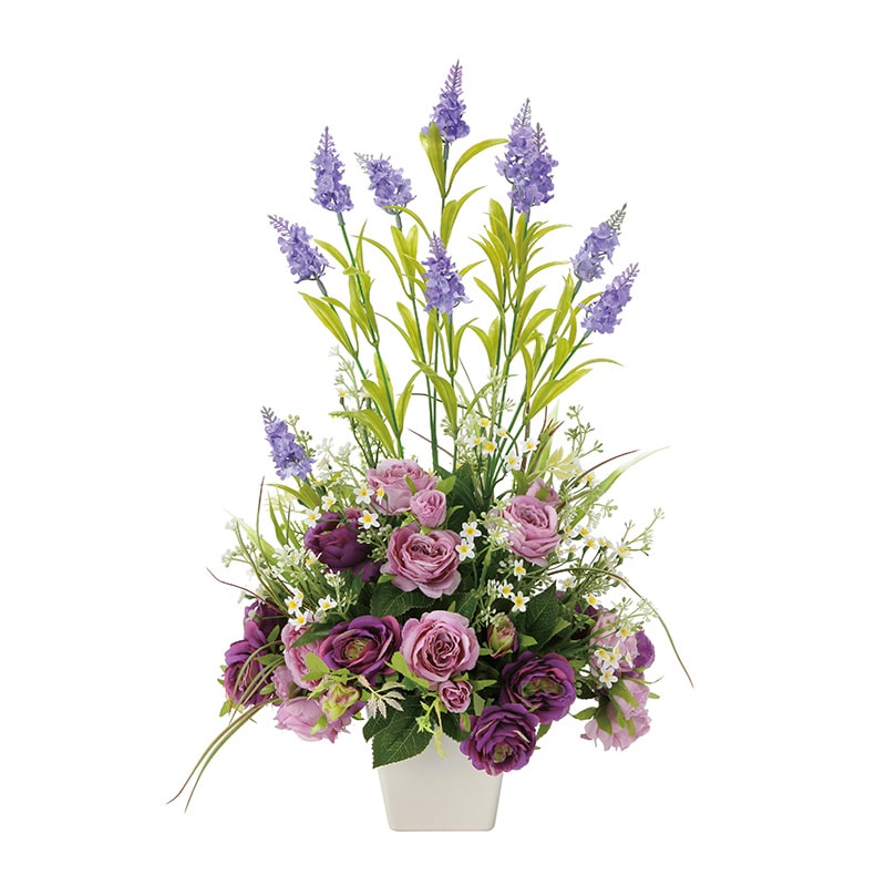 アートクリエーション 光の楽園 アートフラワー ソフィアラベンダー 2113P100 1個（ご注文単位1個）【直送品】