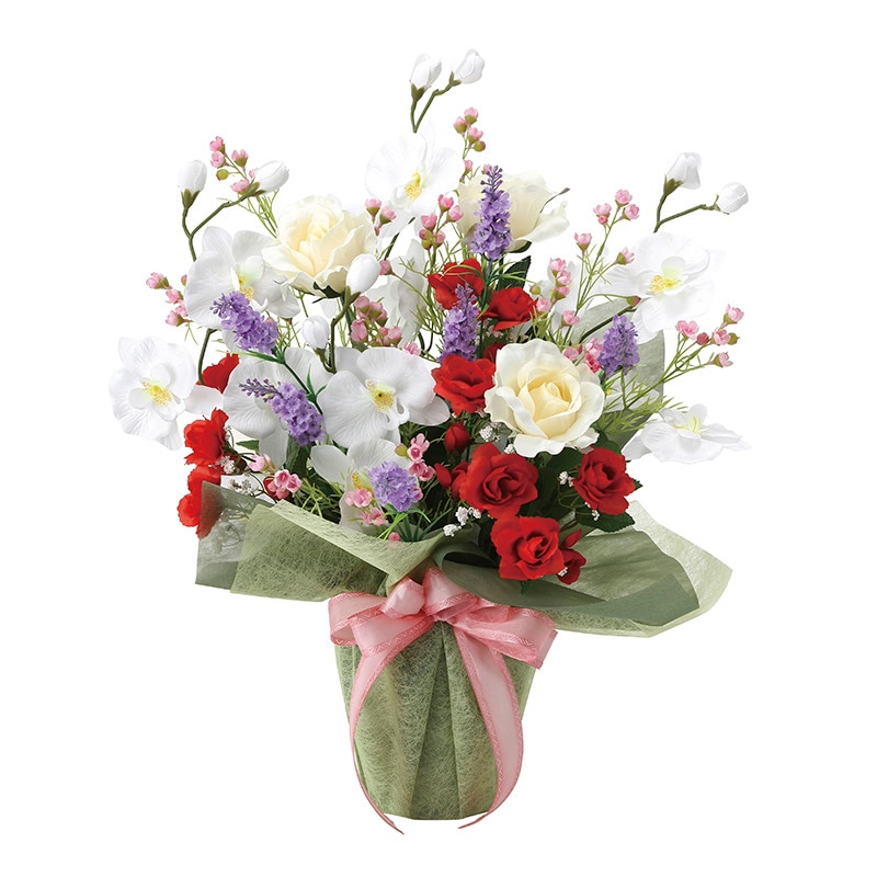 アートクリエーション 光の楽園 アートフラワー スプレンドローズ 2062P100 1個（ご注文単位1個）【直送品】