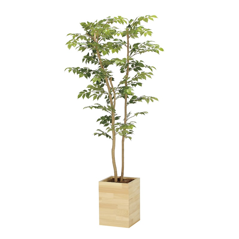 アートクリエーション 光の楽園 フェイクグリーン ウッドボックスマウンテンアッシュ1.6m 2311P570 1個（ご注文単位1個）【直送品】