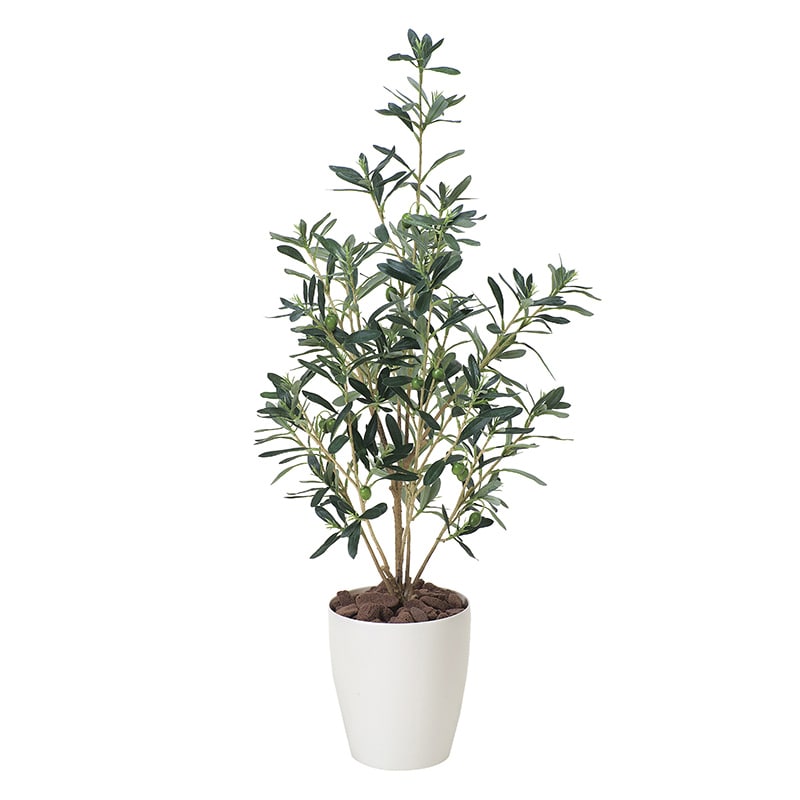 アートクリエーション 光の楽園 フェイクグリーン オリーブ 90cm 378P130 1個（ご注文単位1個）【直送品】