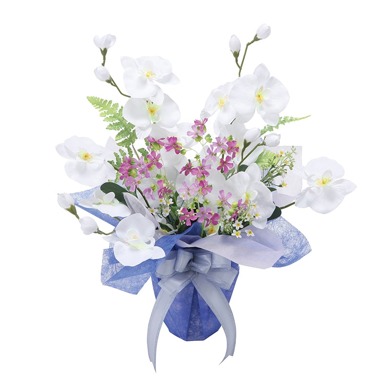 アートクリエーション 光の楽園 アートフラワー 仏花 清和 2587A70 1個（ご注文単位1個）【直送品】