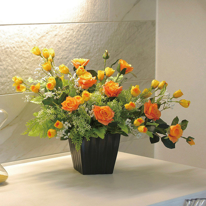 アートクリエーション 光の楽園 アートフラワー ツートンローズ 2475P85 1個(ご注文単位1個)【直送品】