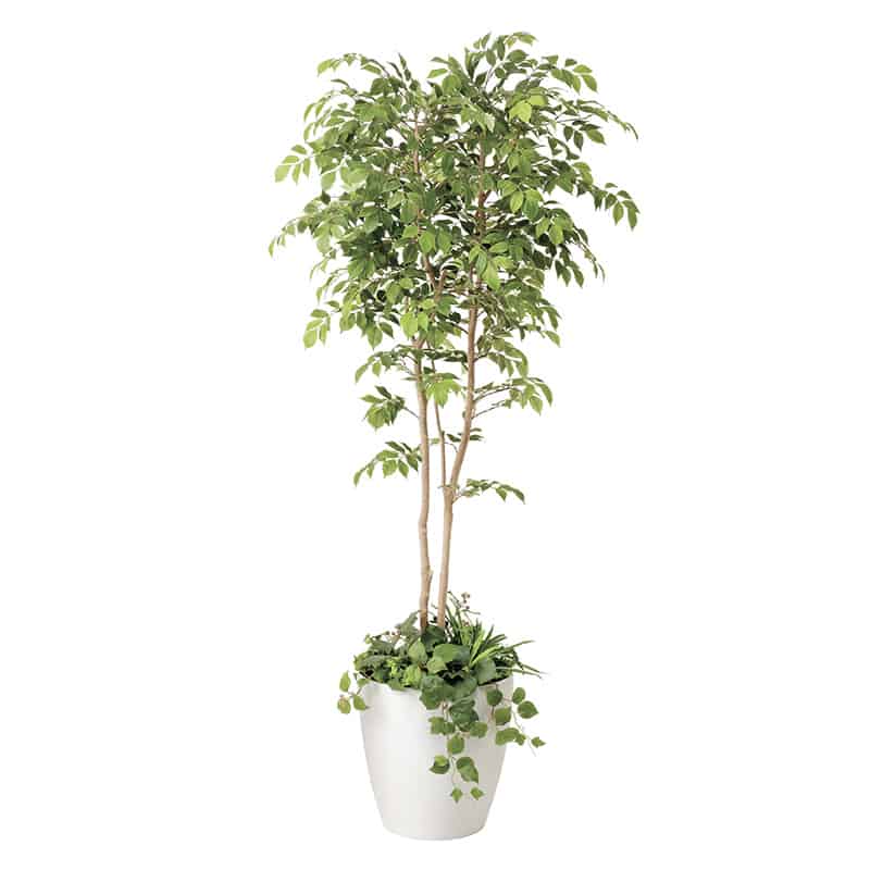 アートクリエーション 光の楽園 フェイクグリーン マウンテンアッシュ 1.8m 植栽付き 408R650 1個（ご注文単位1個）【直送品】