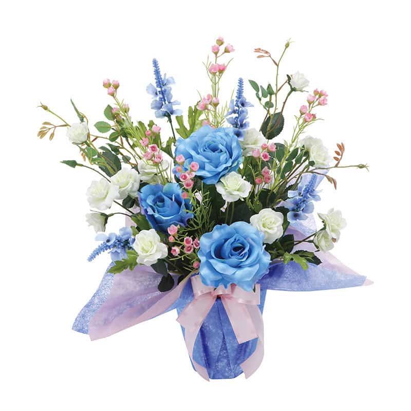 アートクリエーション 光の楽園 アートフラワー ブルーレイン 880R65 1個（ご注文単位1個）【直送品】