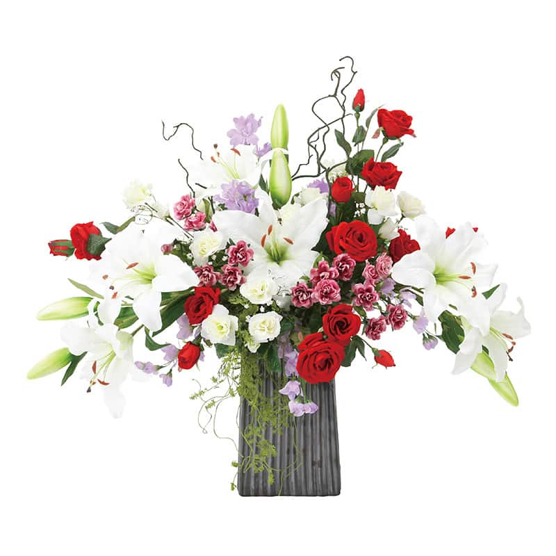 アートクリエーション 光の楽園 アートフラワー レッドエレガンス 839R240 1個（ご注文単位1個）【直送品】