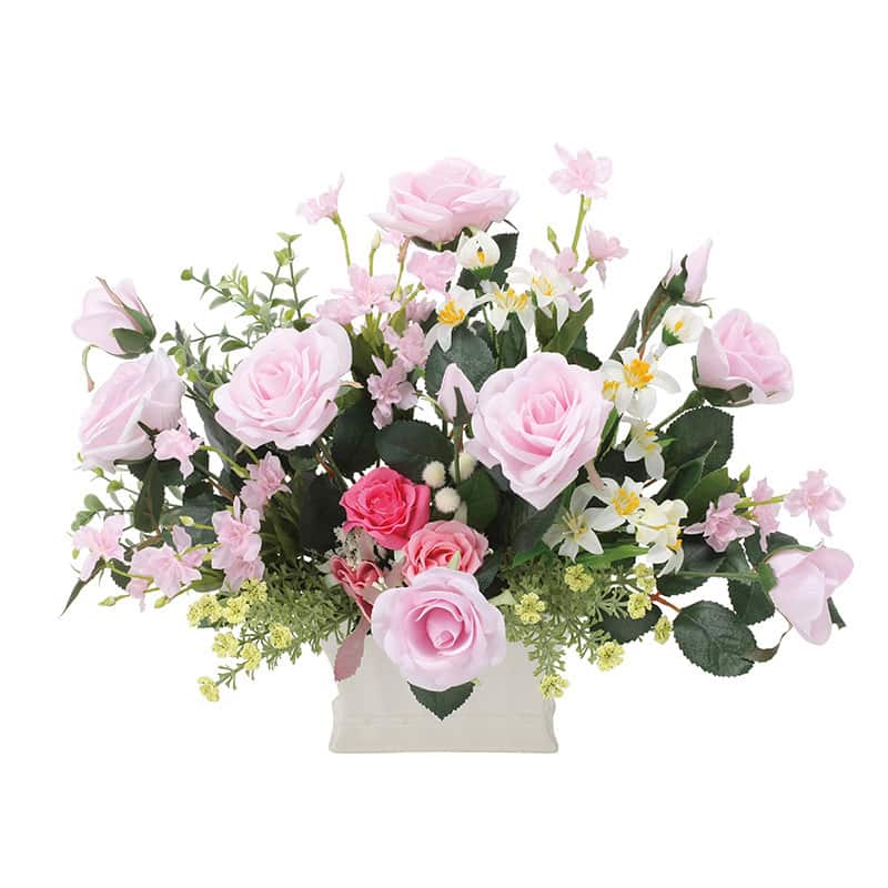 アートクリエーション 光の楽園 アートフラワー シンシアピンク 676R85 1個（ご注文単位1個）【直送品】